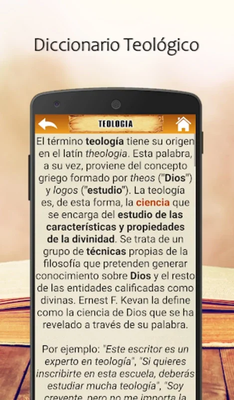 Diccionario Teológico for Android - Explore New Testament Theology