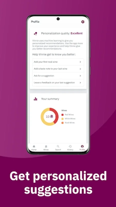 Vinnie - Wine and food pairing for Android