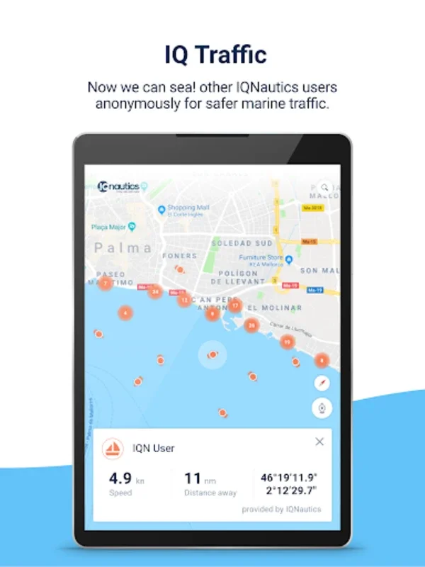 IQNautics - The Live Marine Tr for Android: Seamless Marine Navigation