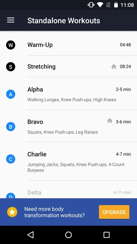 Runtastic Results Training App for Android - No Downloading Needed