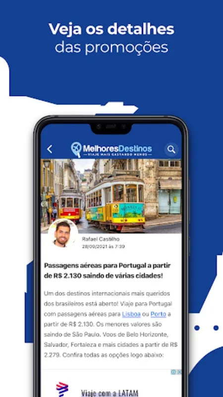 Melhores Destinos for Android - Affordable Travel App