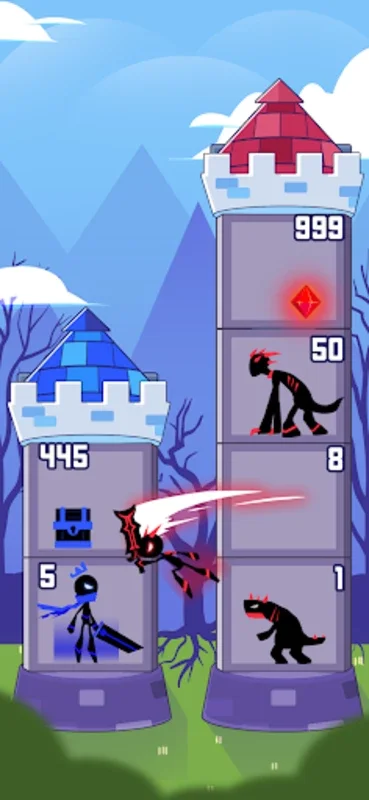 Hero Castle War: Tower Attack - Android's Strategic Ninja Quest