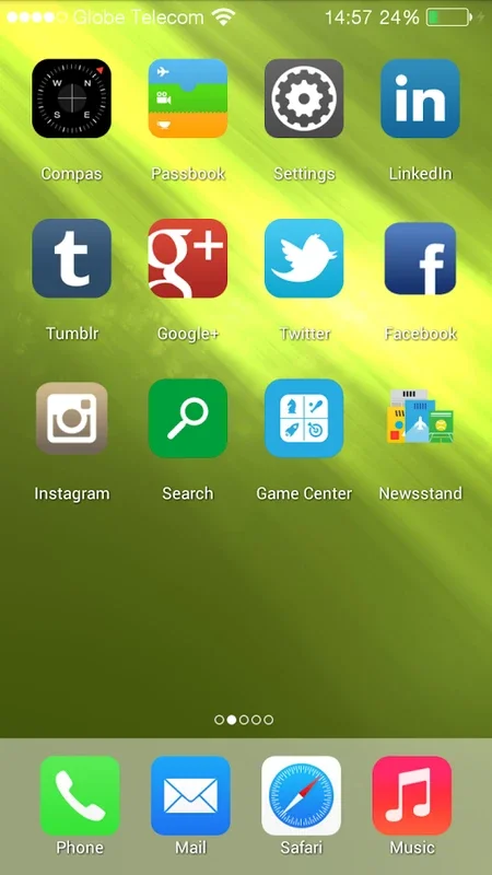 Launcher i6: An Android Launcher with Limited iOS-Style Features