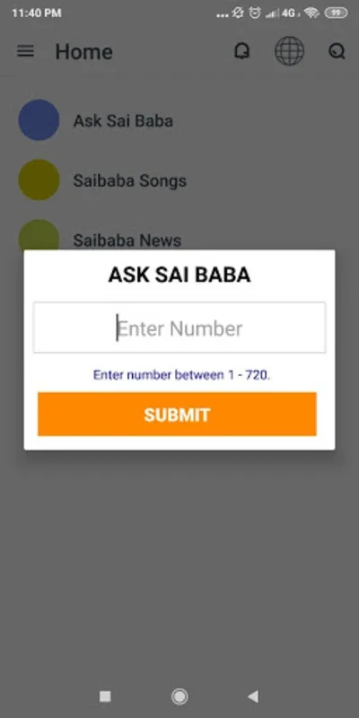 Sai Baba Question and Answer for Android - Get Spiritual Guidance