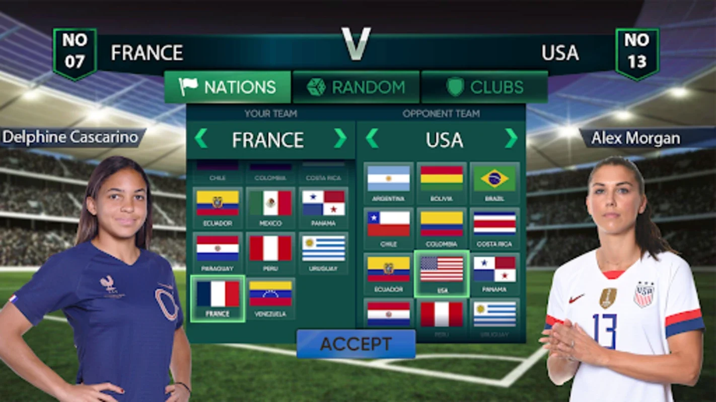 Soccer Kick Worldcup Champion for Android - Women's Soccer Simulation