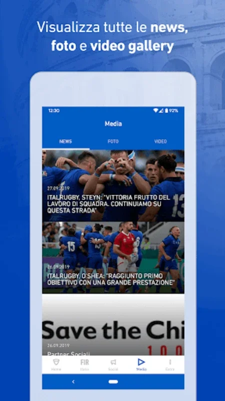 Federazione Italiana Rugby (FI) for Android - Ultimate Rugby App