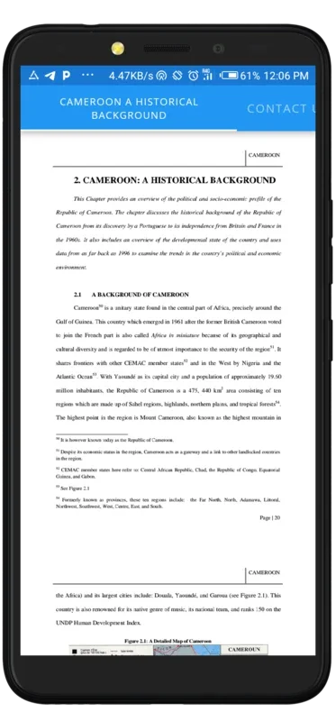 CAMEROON A HISTORICAL BACKGROUND for Android: Explore Cameroon's Past