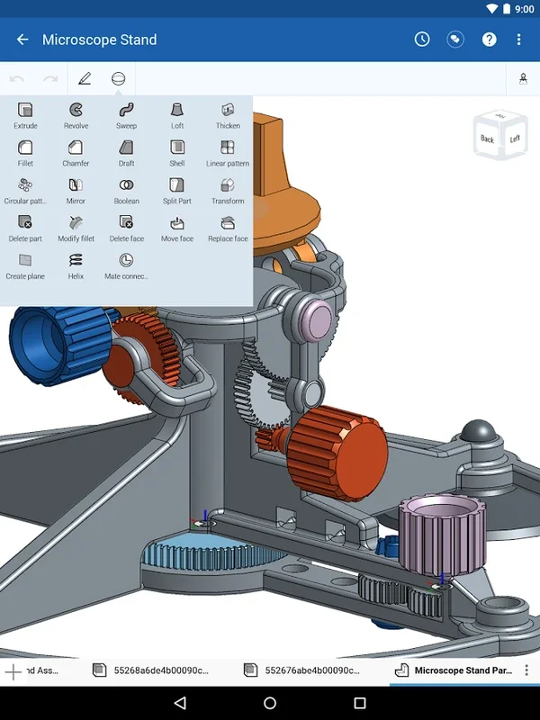 Onshape 3D CAD for Android: Create and Edit CAD Models