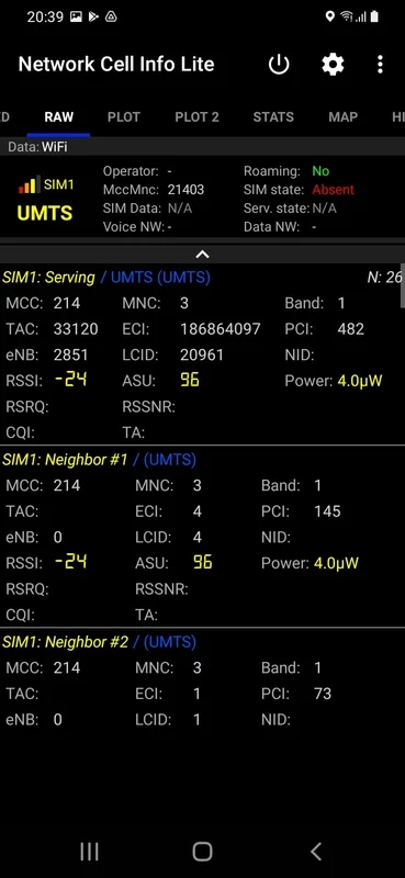 Network Cell Info Lite for Android - Analyze Mobile Network