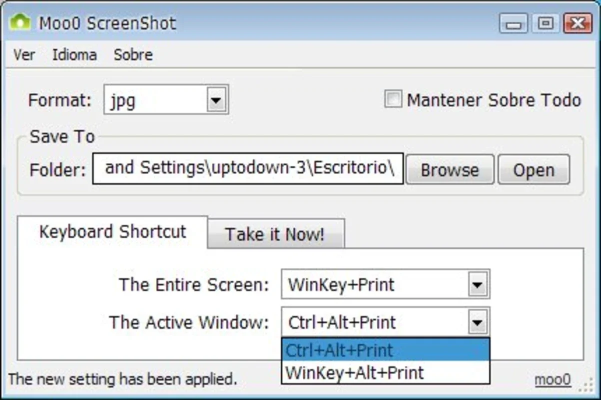 Moo0 ScreenShot for Windows: Simple and Efficient Screen Capturing