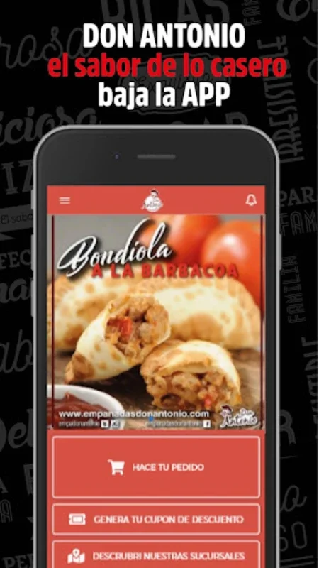 Empanadas Don Antonio for Android - Order Delicious Empanadas Easily