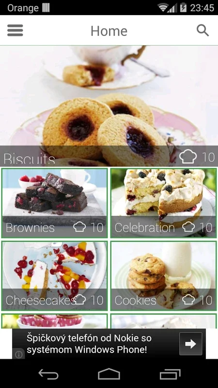 100 cakes & bakes recipes for Android - Baking Made Easy