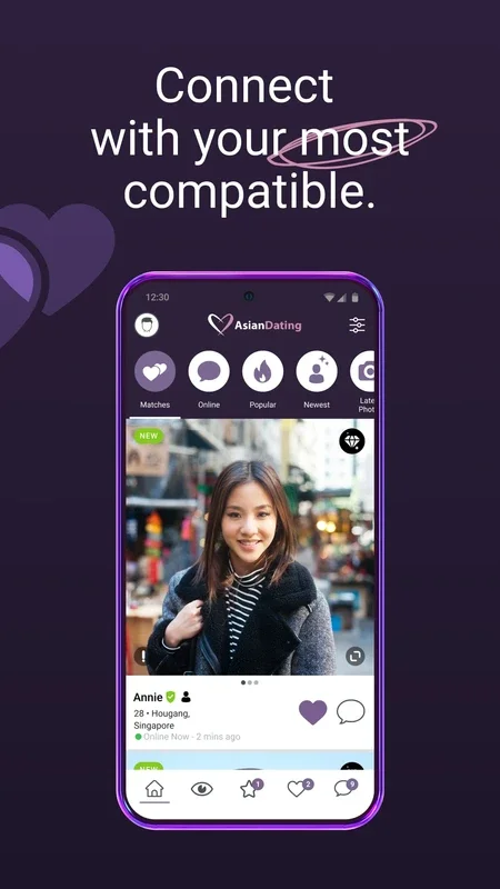 AsianDating for Android - Connect with Love Nearby