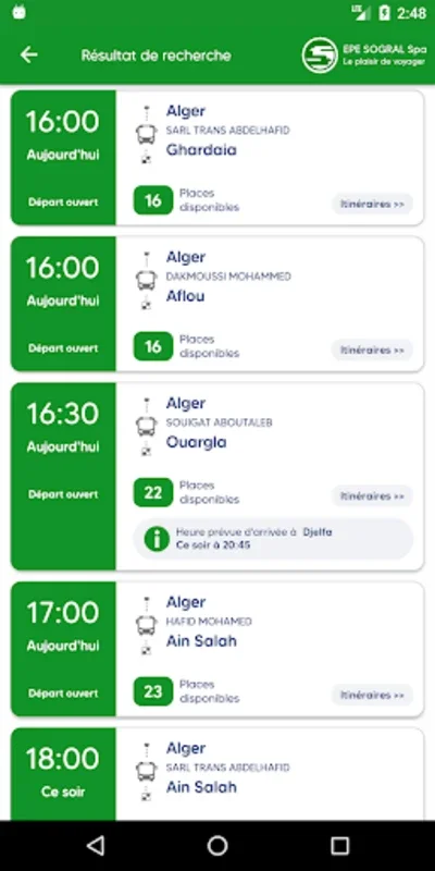 MAHATATI for Android - Manage Your Algeria Bus Travel