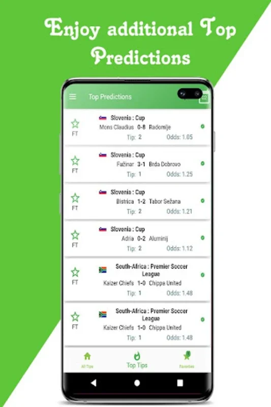 Football Predictions for Android - Reliable Match Insights