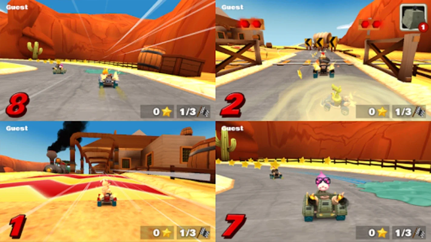 GoKartGoAir for Android: Fun Kart Racing with Animal Characters