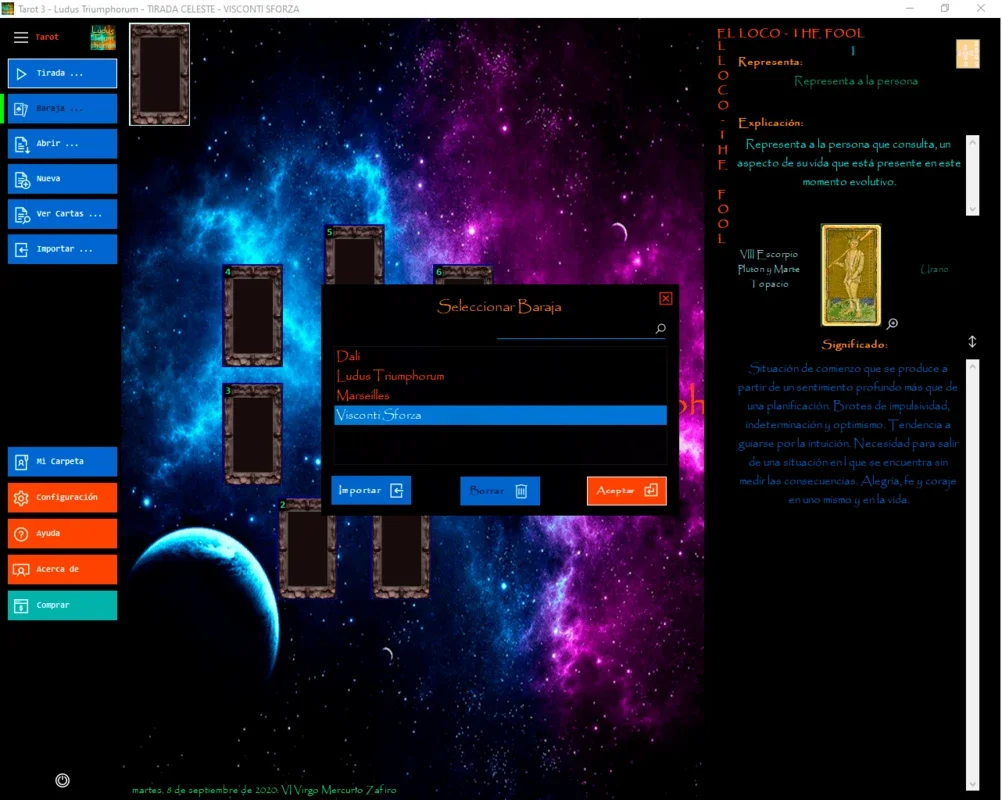 Tarot 3 Ludus Triumphorum for Windows - Explore Tarot Insights