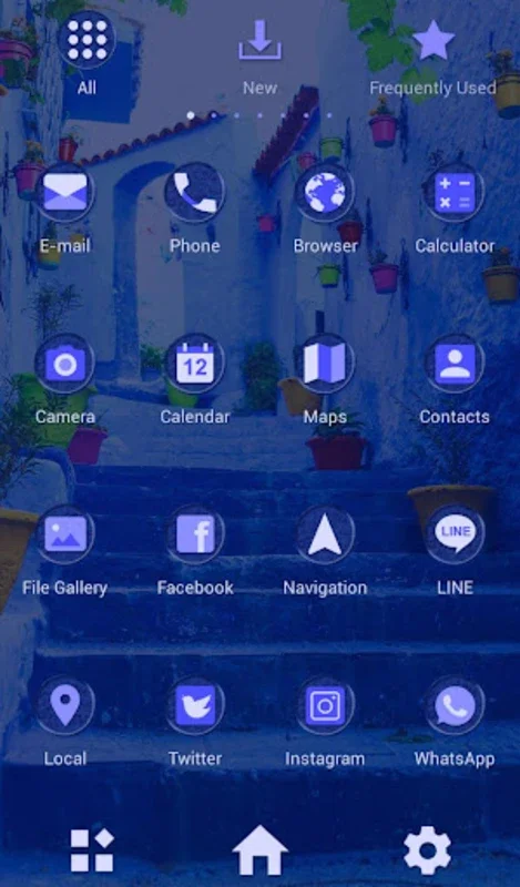 Blue Chaouen for Android - Customize Your Device with Moroccan Charm