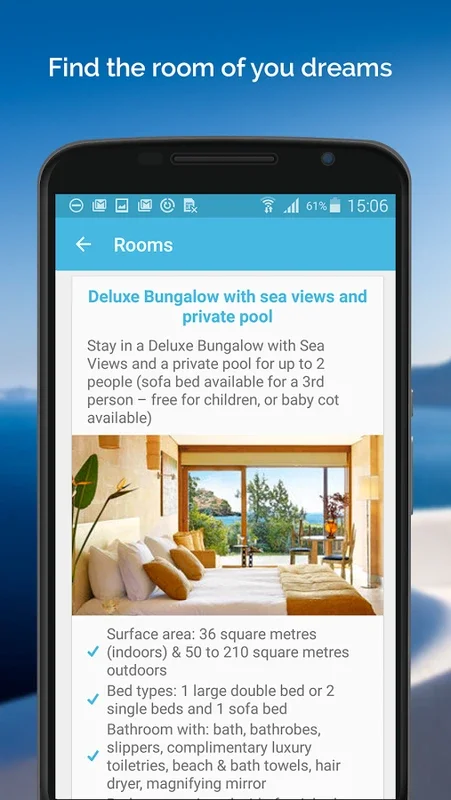 VeryChic for Android - Luxury Hotels at Discounted Rates