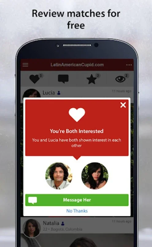 LatinAmericanCupid: Date Latin on Android for Ideal Latin Partners