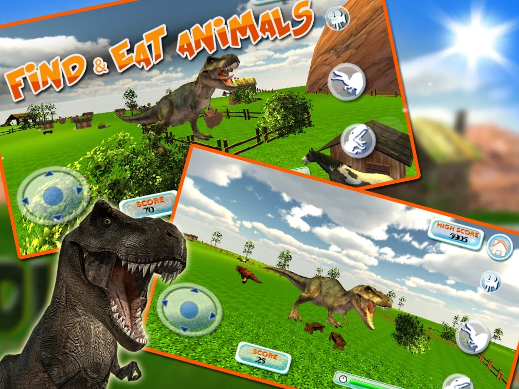 Dino Attack Simulator for Android - Thrilling Dino Battles