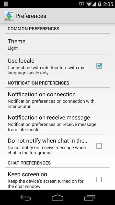 Anonymous chat for Android - Secure and Private Communication