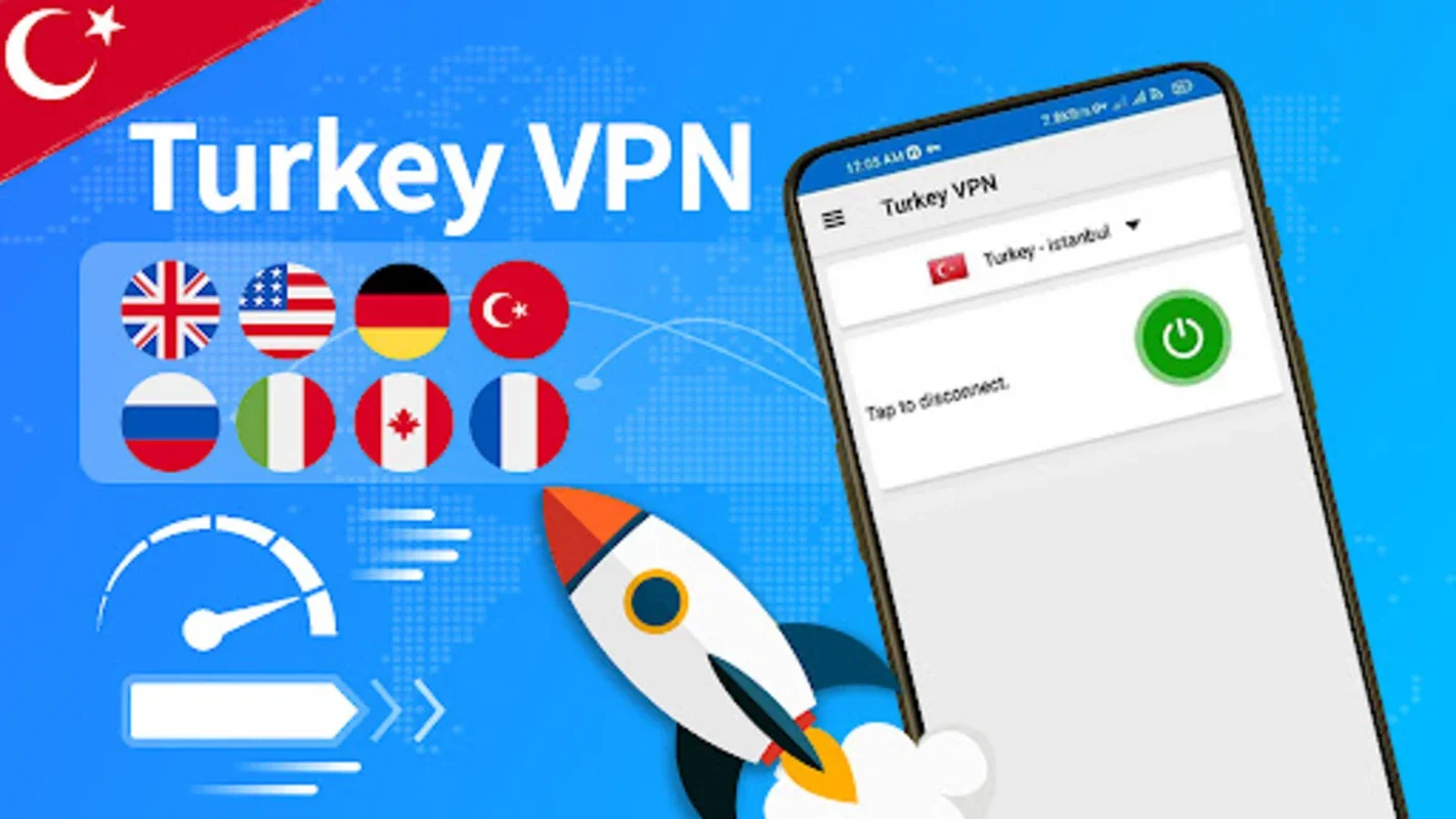 Turkey VPN for Android - Secure and Private Browsing