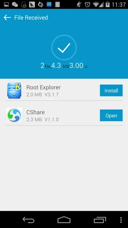 QuickShare for Android - Secure File Transfer