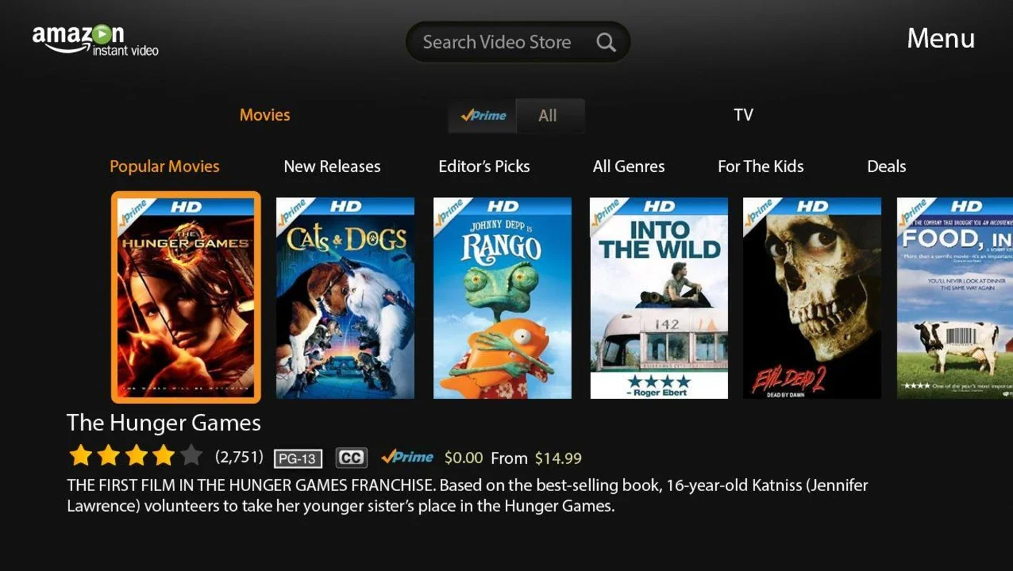 Amazon Instant Video-Google for Android: Stream Your Favorites