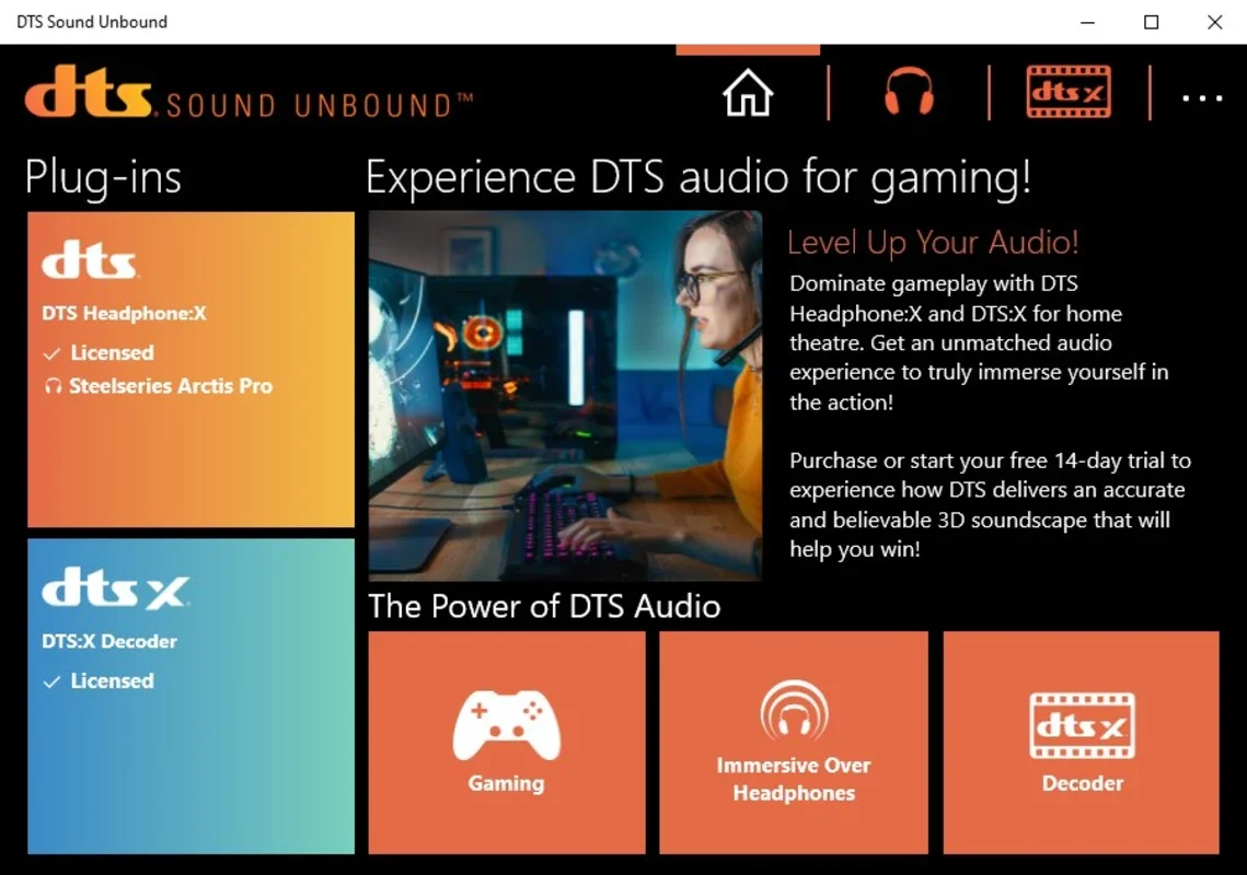 DTS Sound Unbound for Windows - Unlock 3D Surround Sound