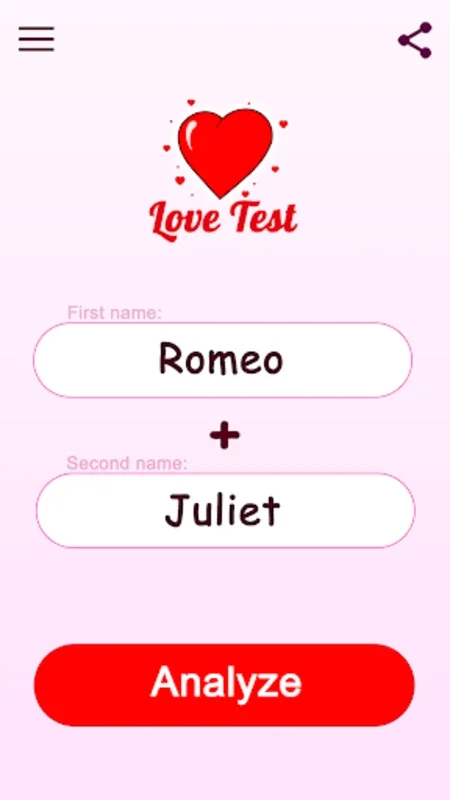 Love Tester: True Love Test for Android - Download the APK from AppHuts