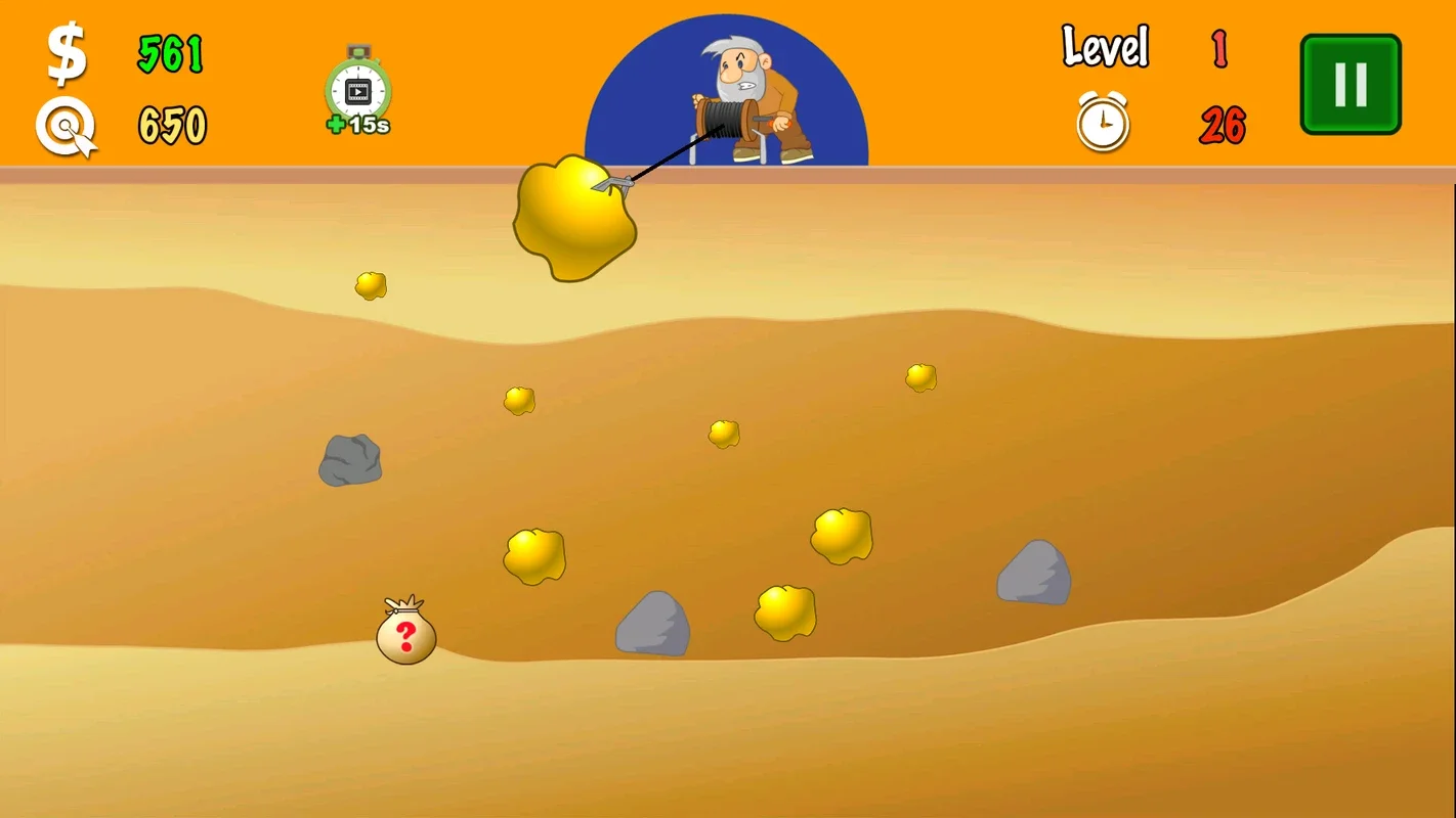 Gold Miner for Android - Engaging Nugget Hunting