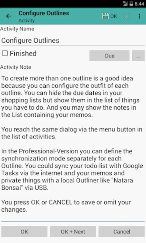 Outliner for Android - Organize Your Life Easily