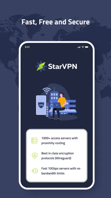 StarVPN - Free Private & Secure VPN for Android