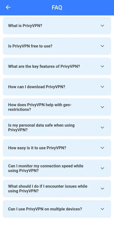 Privy VPN for Android - Secure and Private Internet