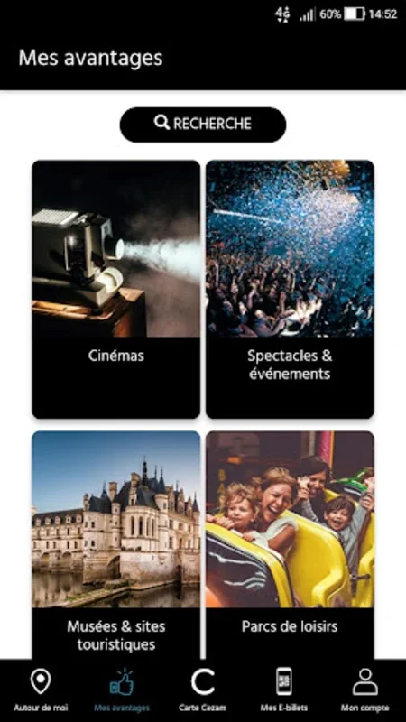 Ma Carte Cezam for Android - Enjoy French Entertainment Discounts