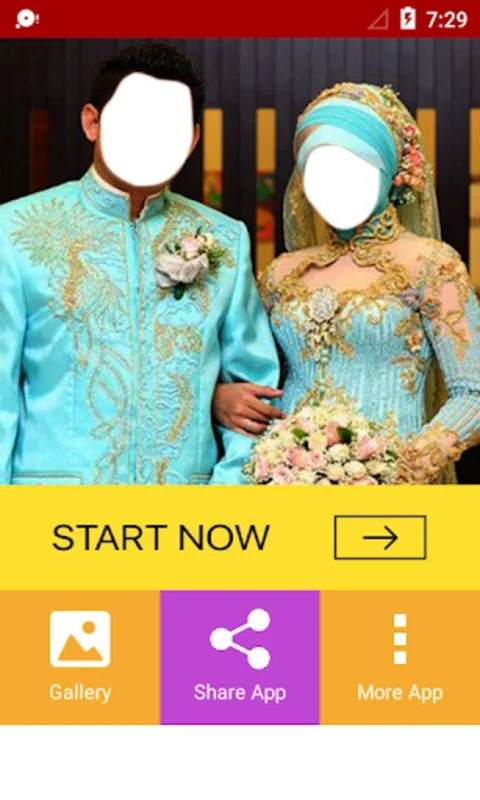 Hijab Wedding Photo Suit for Android - No Downloading Needed