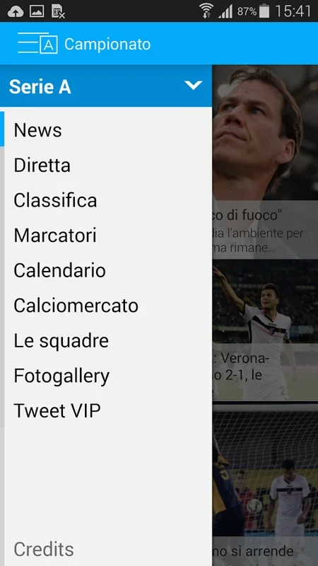 Diretta Calcio for Android - Live Football Coverage