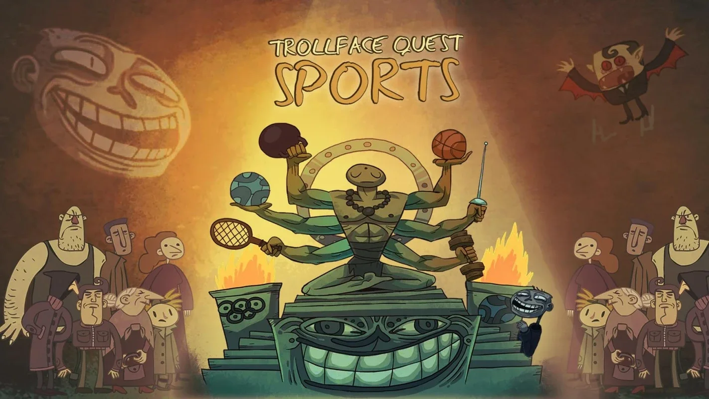 Troll face Quest Sports Puzzle for Android - Fun Challenges