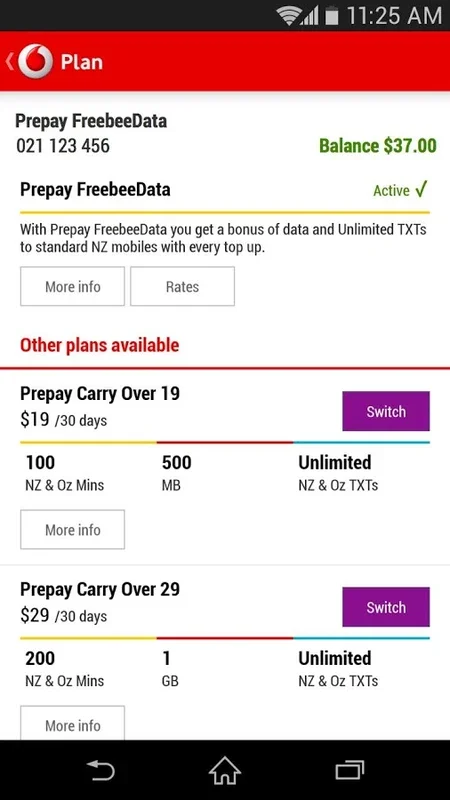 My Vodafone (NZ) for Android - Streamline Your Services