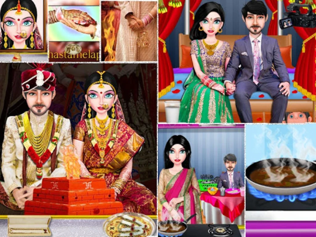 Indian Wedding Girl Big Arranged Marriage Game for Android - Immersive Experience