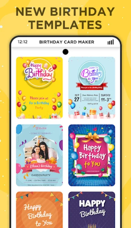 Birthday Invitation Maker for Android - Ideal for Personalized Birthday Invitations