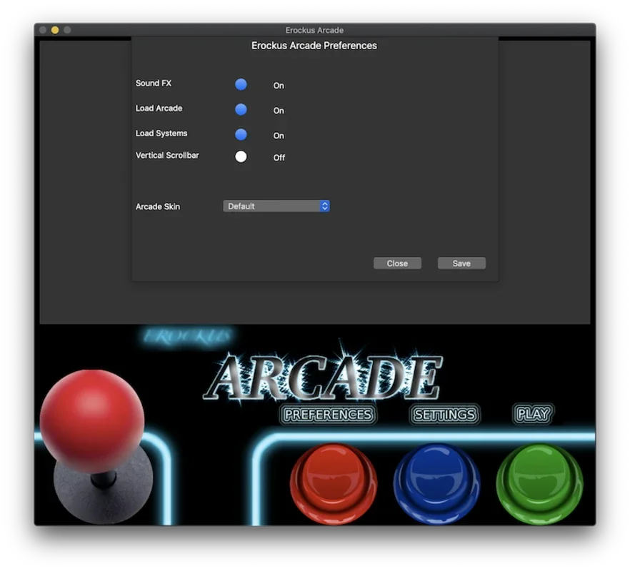 Erockus Arcade for Mac - A Free Download from AppHuts