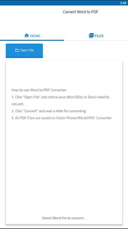 Convert Word to PDF for Android - Seamless Conversion