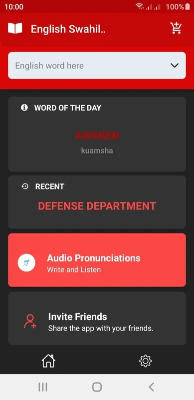 English Swahili Dictionary for Android - Offline Translator