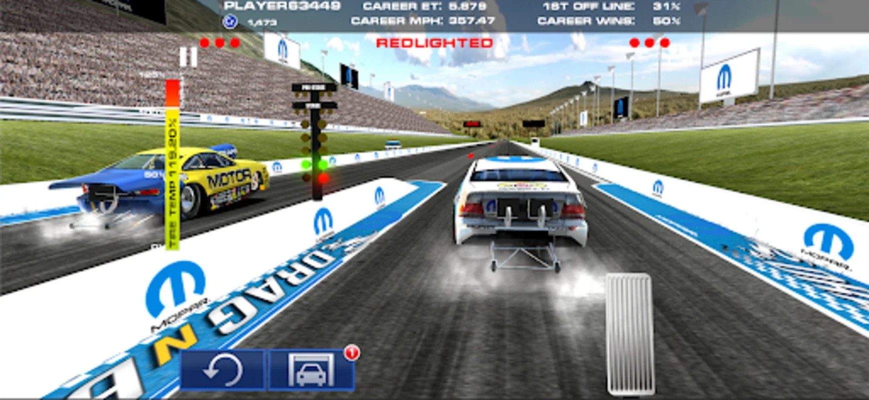 Mopar Drag N Brag for Android - Authentic Drag Racing