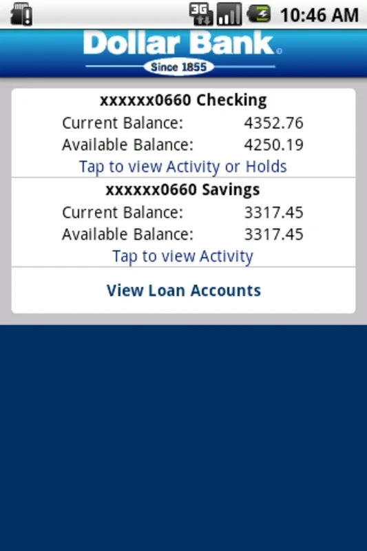 Dollar Bank Mobile App for Android - Manage Finances on the Go