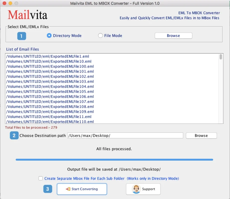 Mailvita EML to MBOX Converter For Mac: Effortless Conversion