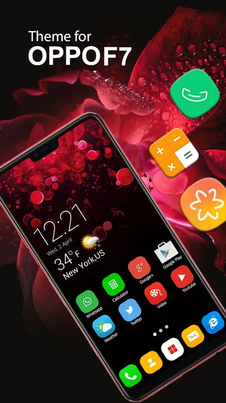 Oppo F7 Launcher - Themes and Wallpapers for Android