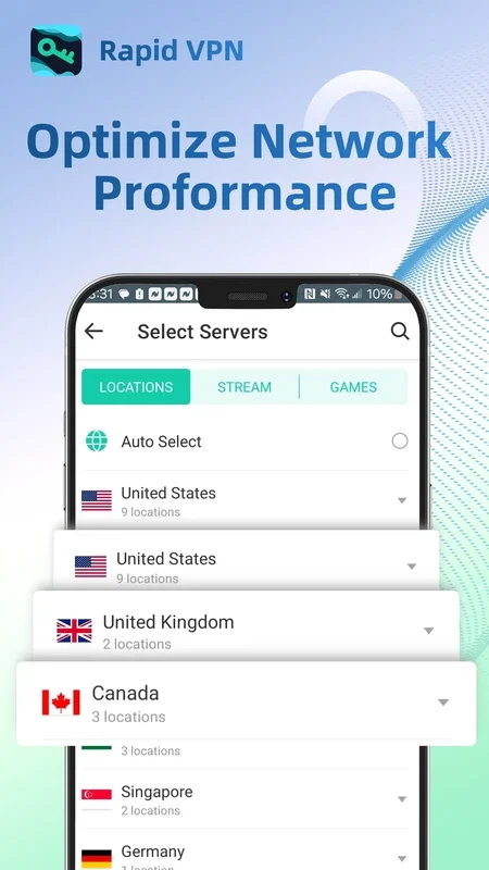 Rapid VPN - Safe Secure Proxy: Fast, Secure Android VPN for Private Internet Access